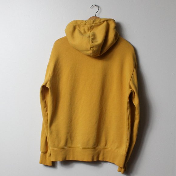 Pringles Hoodie Womens Medium Yellow Pullover w/ Hole - Picture 8 of 10